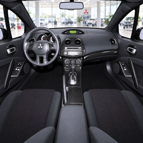 Mitsubishi Eclipse 2006-in poi cambio manuale kit rivestimento cruscotto e interni 3D