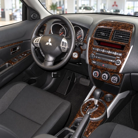 Mitsubishi Outlander ASX/Sport 2011-in poi set completo; senza navigatore kit rivestimento cruscotto e interni 3D