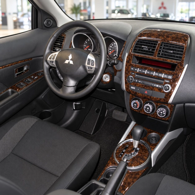 Mitsubishi Outlander ASX/Sport 2011-in poi set completo; senza navigatore kit rivestimento cruscotto e interni 3D