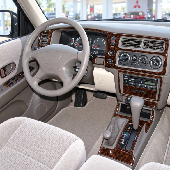 Mitsubishi Pajero Sport 1998-2002 kit rivestimento cruscotto e interni 3D 12 pezzi