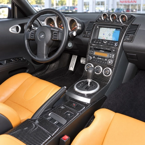 Nissan 350Z 2003-2005 pezzi kit rivestimento cruscotto e interni 3D 0 pezzi