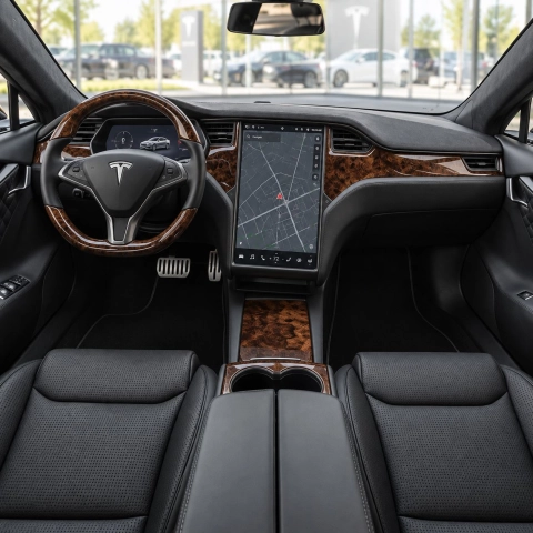 Tesla Model S 2021 Plaid – Designer Trim – Kit completo per interni