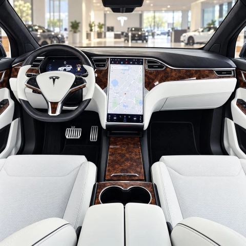 Tesla Model X 2017 – Designer Trim – Kit completo per interni