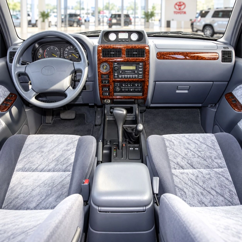 Toyota Prado 1997-2000 kit rivestimento cruscotto e interni 3D 15 pezzi