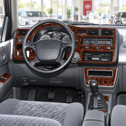 Toyota Rav 4 XA10 1994-2000 kit rivestimento cruscotto e interni 3D 13 pezzi