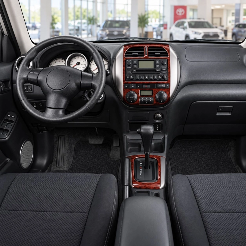 Toyota Rav 4 XA20 2003-2004 kit rivestimento cruscotto e interni 3D 4 pezzi