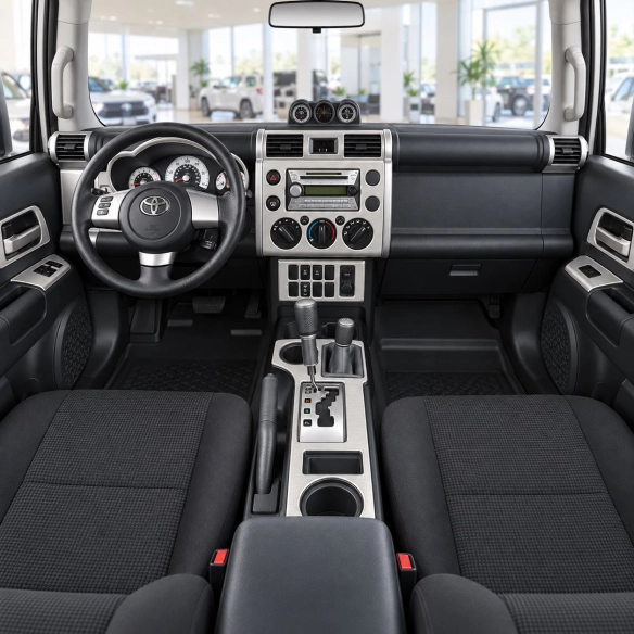Toyota FJ Cruiser 2007-in poi Basic Set; cambio manuale kit rivestimento cruscotto e interni 3D