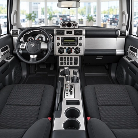 Toyota FJ Cruiser 2007-in poi set completo; cambio automatico kit rivestimento cruscotto e interni 3D