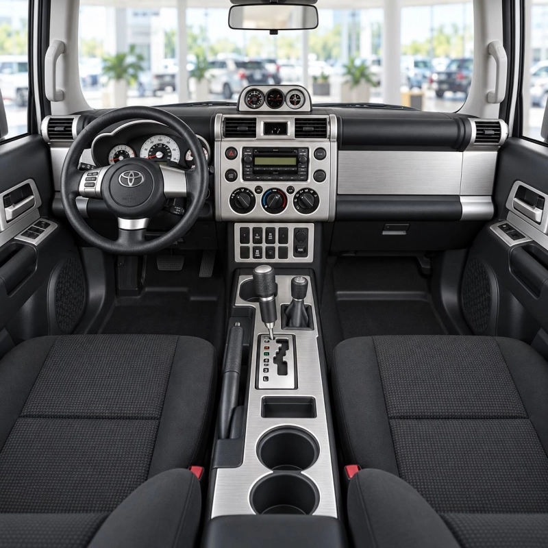 Toyota FJ Cruiser 2007-in poi set completo; cambio automatico kit rivestimento cruscotto e interni 3D