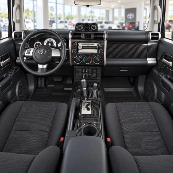Toyota FJ Cruiser 2007-in poi set completo; cambio manuale kit rivestimento cruscotto e interni 3D