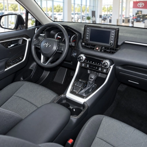 Toyota RAV4 2019 kit rivestimento cruscotto e interni 3D 24 pezzi 2