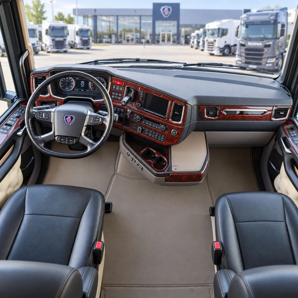 Scania NG-Series 2016-in poi kit rivestimento cruscotto e interni 3D 17 pezzi