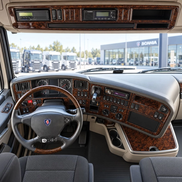 Scania R-Series R2 Reihe TopLine 2013 kit rivestimento cruscotto e interni 3D 60 pezzi