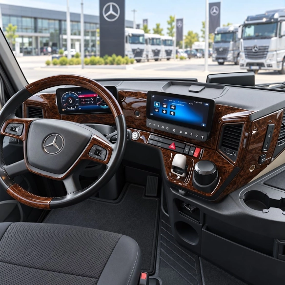 Mercedes-Benz Actros MK5 2021-in poi set completo kit rivestimento cruscotto e interni 3D 32 pezzi