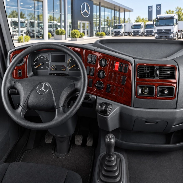 Mercedes-Benz Atego-Axor 2004-in poi kit rivestimento cruscotto e interni 3D 25 pezzi