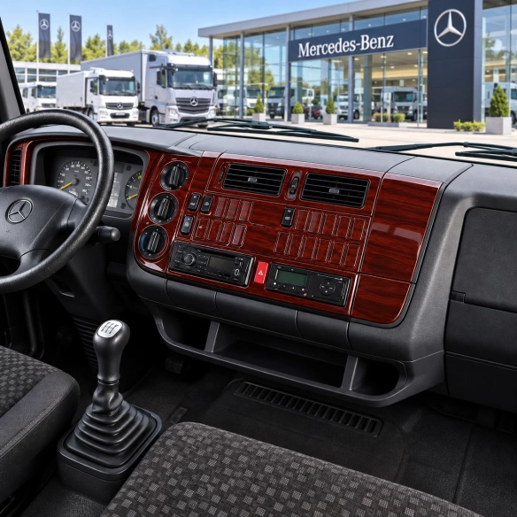 Mercedes-Benz Atego-Axor 2001-2004 kit rivestimento cruscotto e interni 3D 51 pezzi