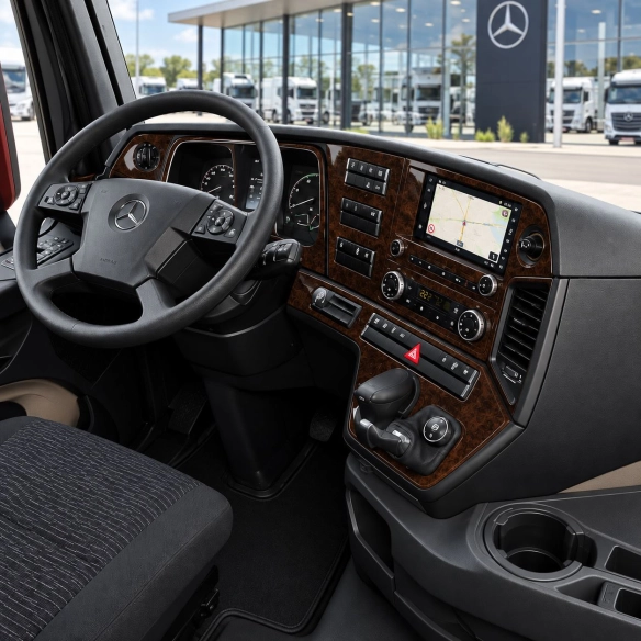 Mercedes-Benz Actros Antos 2016-in poi kit rivestimento cruscotto e interni 3D 24 pezzi