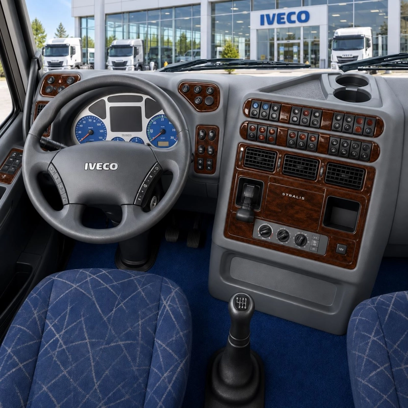 Iveco Stralis 2002-2007 kit rivestimento cruscotto e interni 3D 73 pezzi