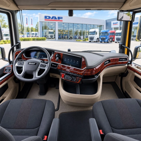 DAF XF XG XG-Plus 2021 kit rivestimento cruscotto e interni 3D 27 pezzi
