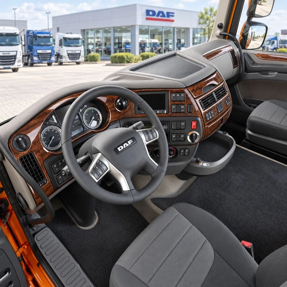 DAF XF106/116 2013-2021 kit rivestimento cruscotto e interni 3D 23 pezzi