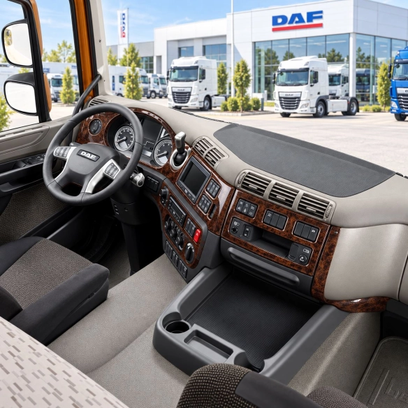 DAF CF 2015 kit rivestimento cruscotto e interni 3D 14 pezzi