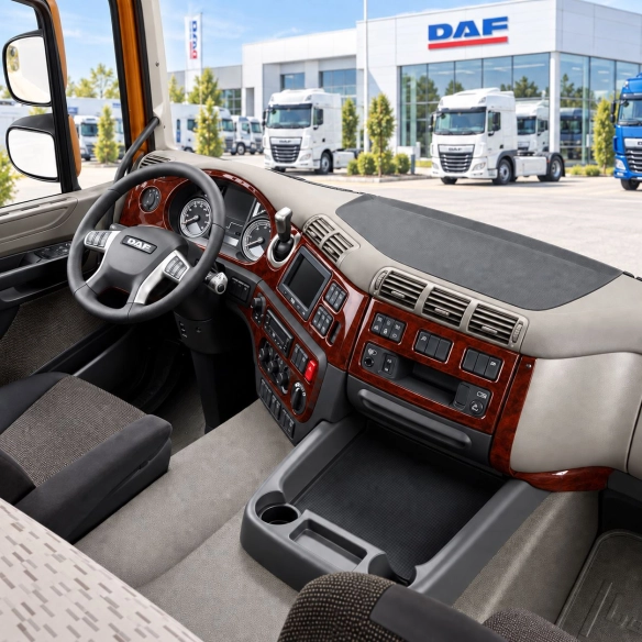 DAF CF 2015 kit rivestimento cruscotto e interni 3D 14 pezzi