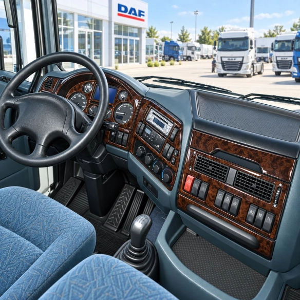 DAF XF 2002-2005 kit rivestimento cruscotto e interni 3D 18 pezzi