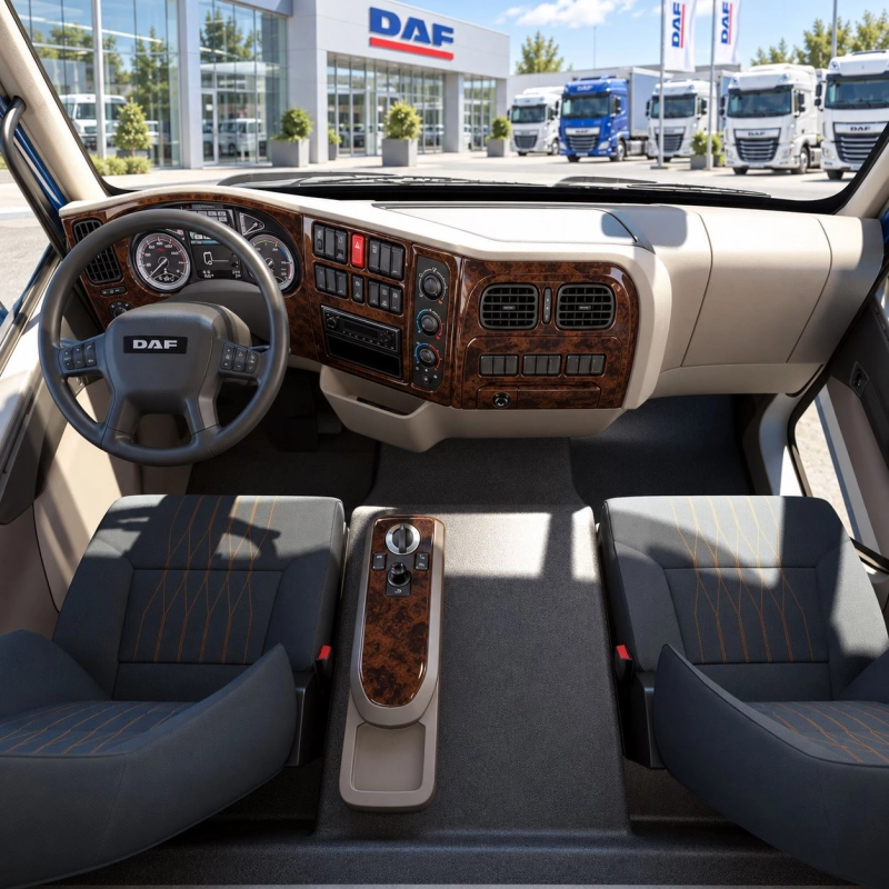 DAF LF 2014 pezzi kit rivestimento cruscotto e interni 3D