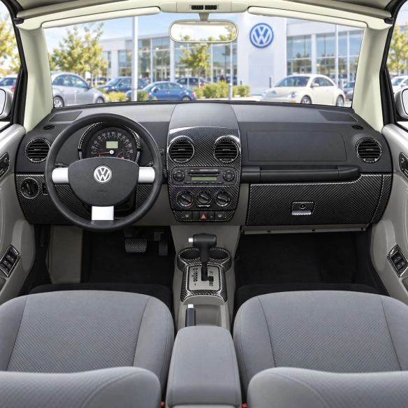 Volkswagen Beetle 2001-2005 set completo kit rivestimento cruscotto e interni 3D
