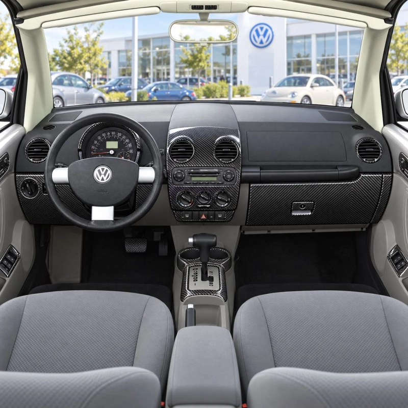 Volkswagen Beetle 2001-2005 set completo kit rivestimento cruscotto e interni 3D