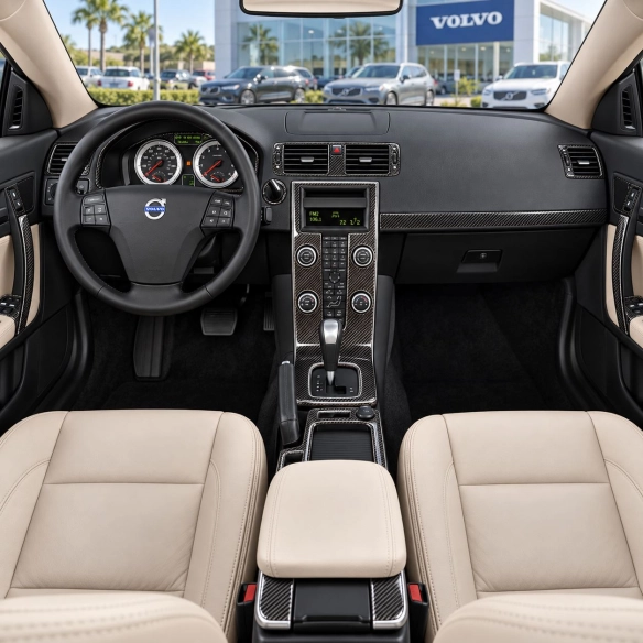 Volvo C70 2008 kit rivestimento cruscotto e interni 3D 28 pezzi