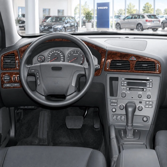 Volvo S 60-V 70 2005-2009 kit rivestimento cruscotto e interni 3D 8 pezzi