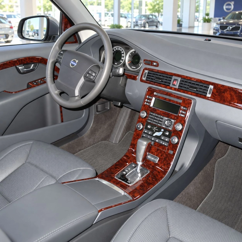 Volvo XC70-S80-V70 2008-2016 kit rivestimento cruscotto e interni 3D 26 pezzi