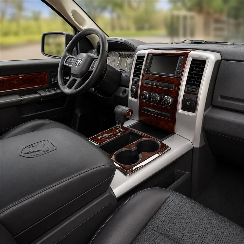 Dodge Ram 2009+ con portabicchiere, sedili separati kit cruscotto 3D