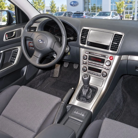 Subaru Legacy 2005-2006 cambio manuale comandi climatizzatore; cambio manuale kit rivestimento cruscotto e interni 3D