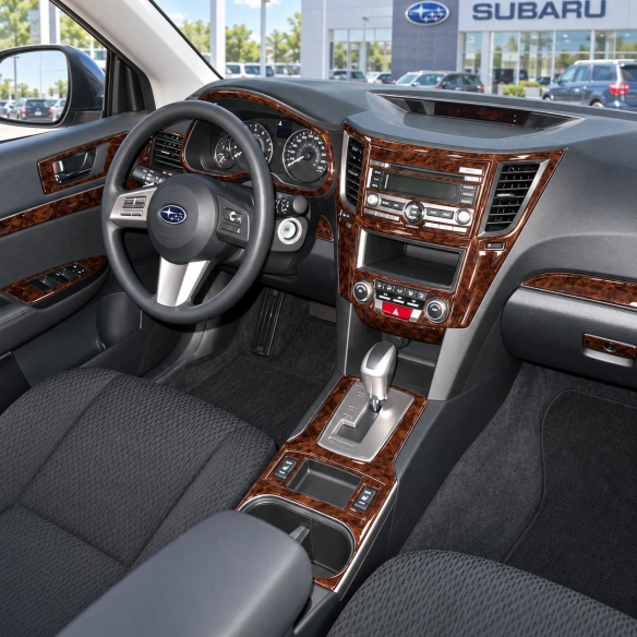 Subaru Legacy 2010-2014 kit rivestimento cruscotto e interni 3D 47 pezzi