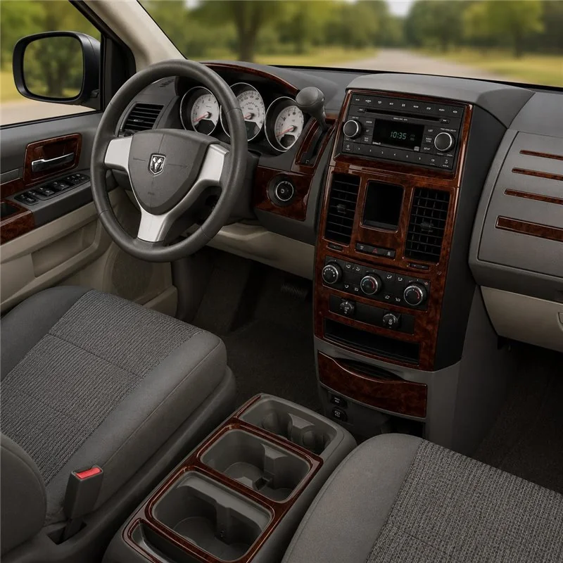 Dodge Caravan 2008+ set completo, comandi clima automatico kit cruscotto 3D