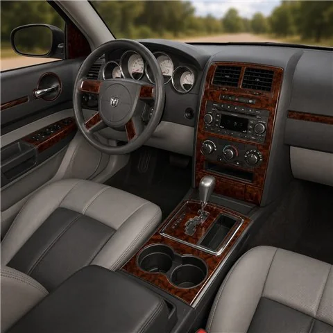 Dodge Charger 2008+ set base, 5 - Gears cambio automatico kit cruscotto 3D