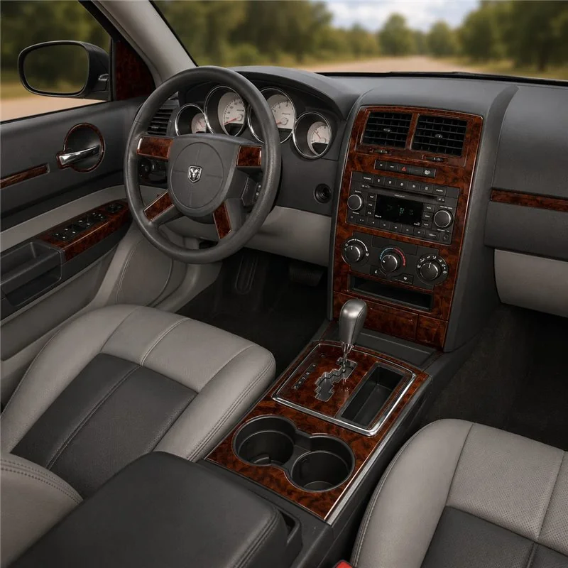 Dodge Charger 2008+ set base, 5 - Gears cambio automatico kit cruscotto 3D