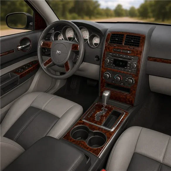 Dodge Charger 2008+ set base, 5 - Gears cambio automatico kit cruscotto 3D