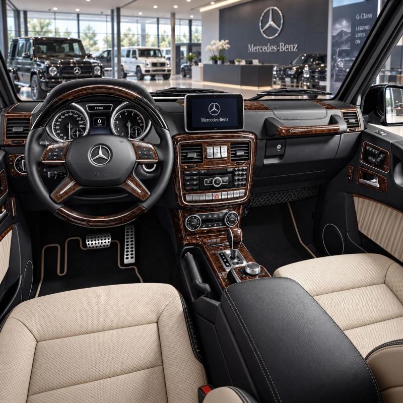 Mercedes-Benz G Class W463 2013-2018 set completo; OEM Compliance kit rivestimento cruscotto e interni 3D
