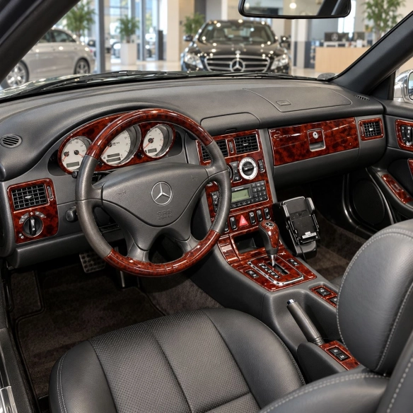 Mercedes-Benz SLK (R170) 1997-2004 kit rivestimento cruscotto e interni 3D 23 pezzi