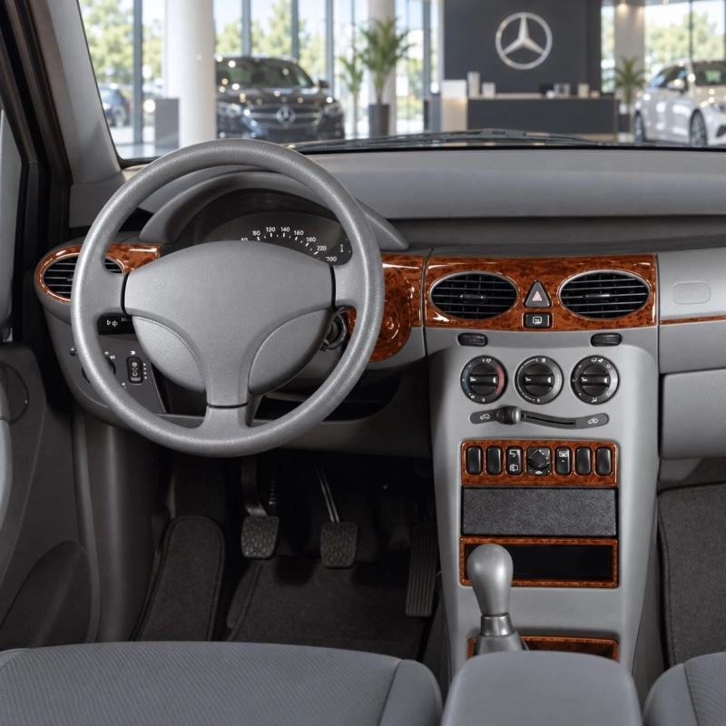 Mercedes-Benz A-Class W168 1997-2001 kit rivestimento cruscotto e interni 3D 12 pezzi
