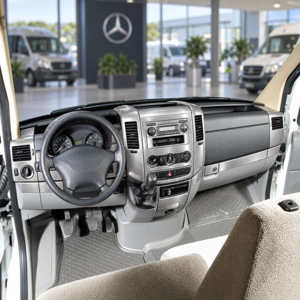 Mercedes-Benz Sprinter W906 2006-in poi kit rivestimento cruscotto e interni 3D 40 pezzi