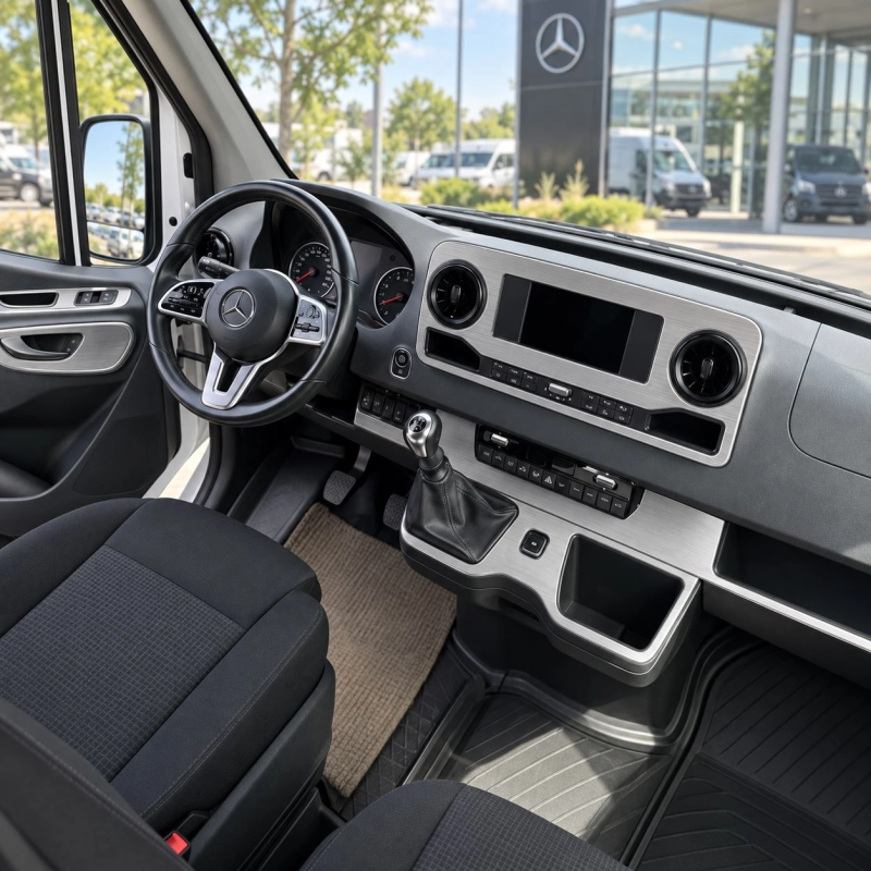 Mercedes-Benz Sprinter W907 Not specified Mercedes Sprinter W907 kit rivestimento cruscotto e interni 3D 39 pezzi