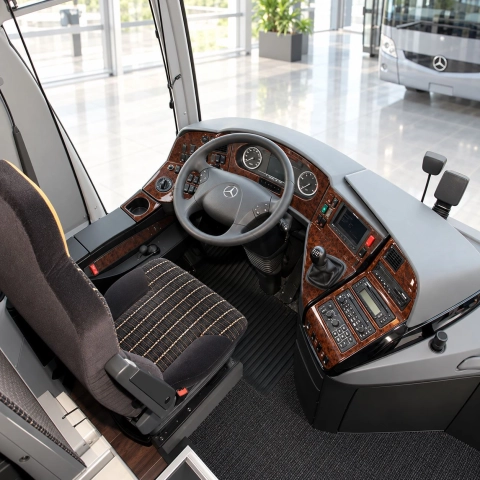 Mercedes-Benz Travego 2011-in poi kit rivestimento cruscotto e interni 3D 47 pezzi