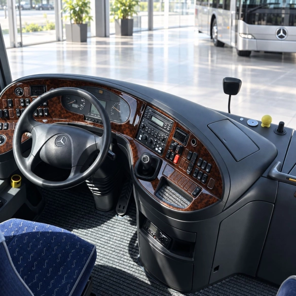 Mercedes-Benz Travego 2005-2010 kit rivestimento cruscotto e interni 3D 44 pezzi