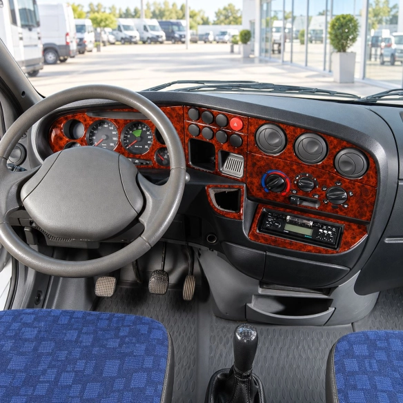 Iveco Daily City 1999-2007 kit rivestimento cruscotto e interni 3D 8 pezzi