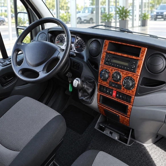 Iveco Daily 2007-in poi kit rivestimento cruscotto e interni 3D 7 pezzi