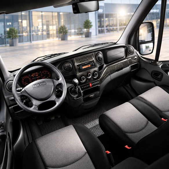 Iveco Daily 2010-2014 kit rivestimento cruscotto e interni 3D 30 pezzi